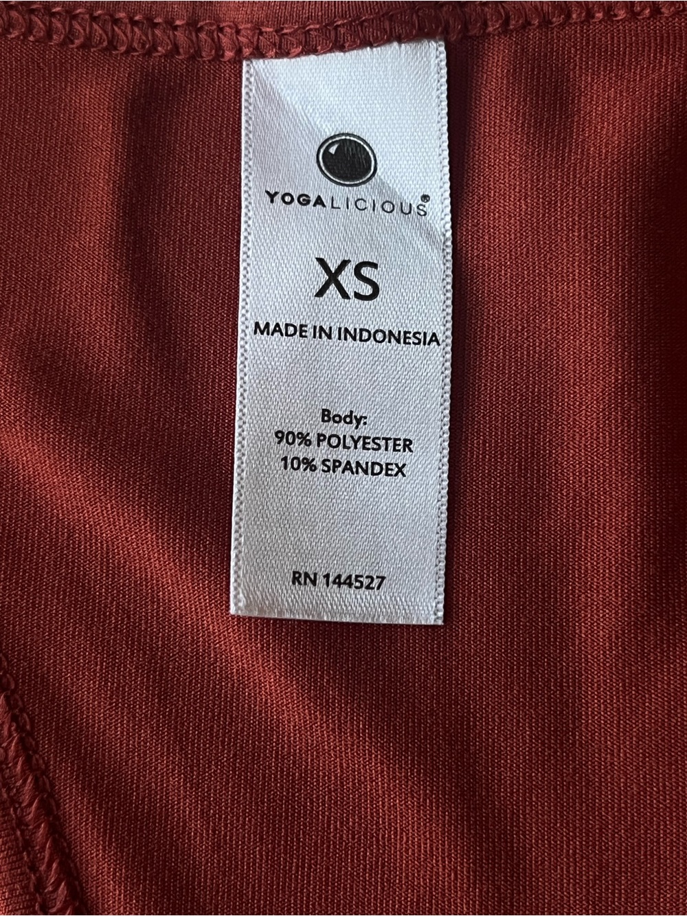 Yogalicious Burnt Orange/Red Racerback Tank Top Size XS - Picture 3 of 6